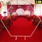 Hexagon Metal Archway Balloon Flower Arch Stand for Wedding Party Decor White